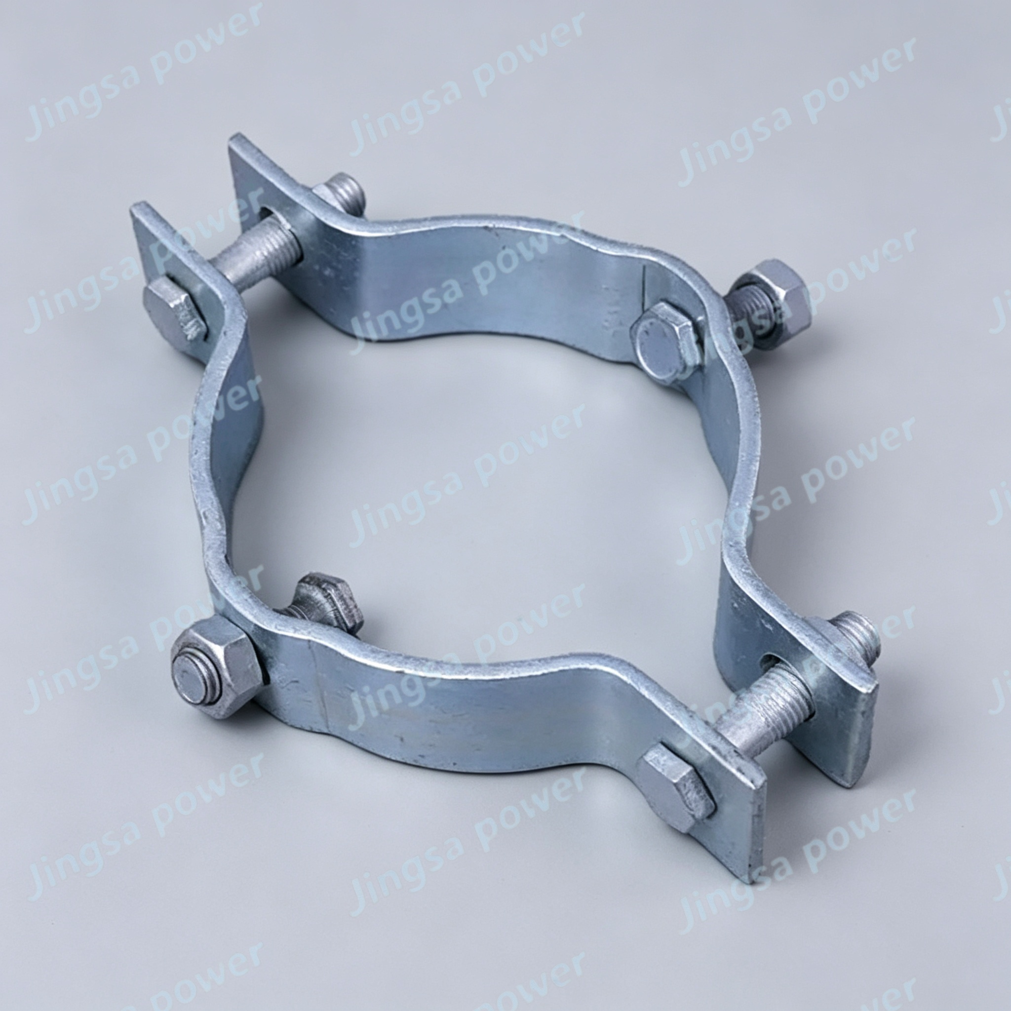 Hot-dip galvanized iron hoop clamp Hot-dip galvanized iron hoop clamp