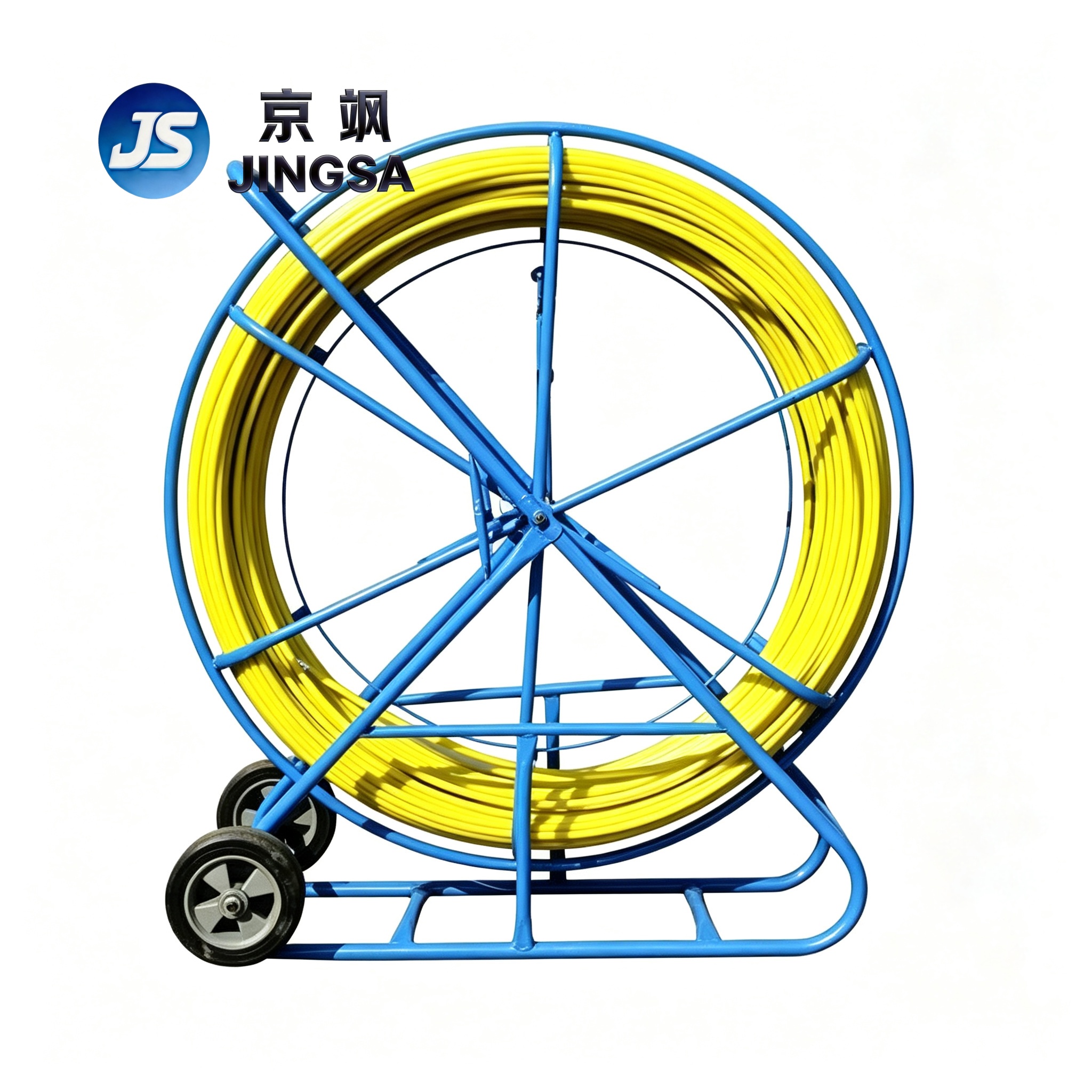 Fiberglass reinforced plastic cable rodder