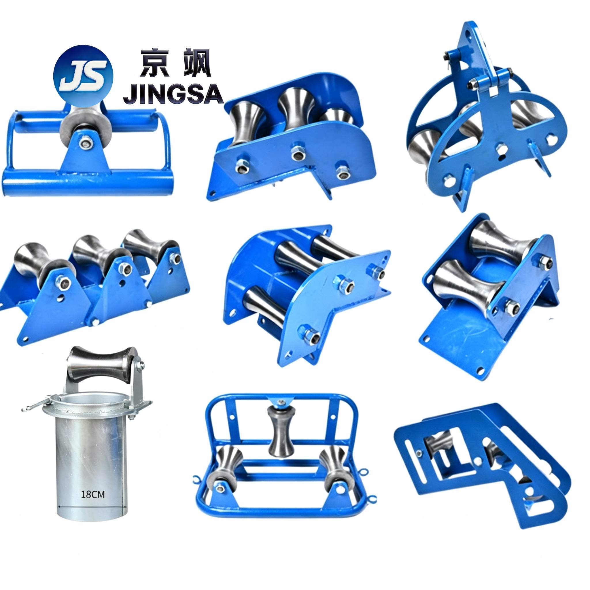 Steel cable roller