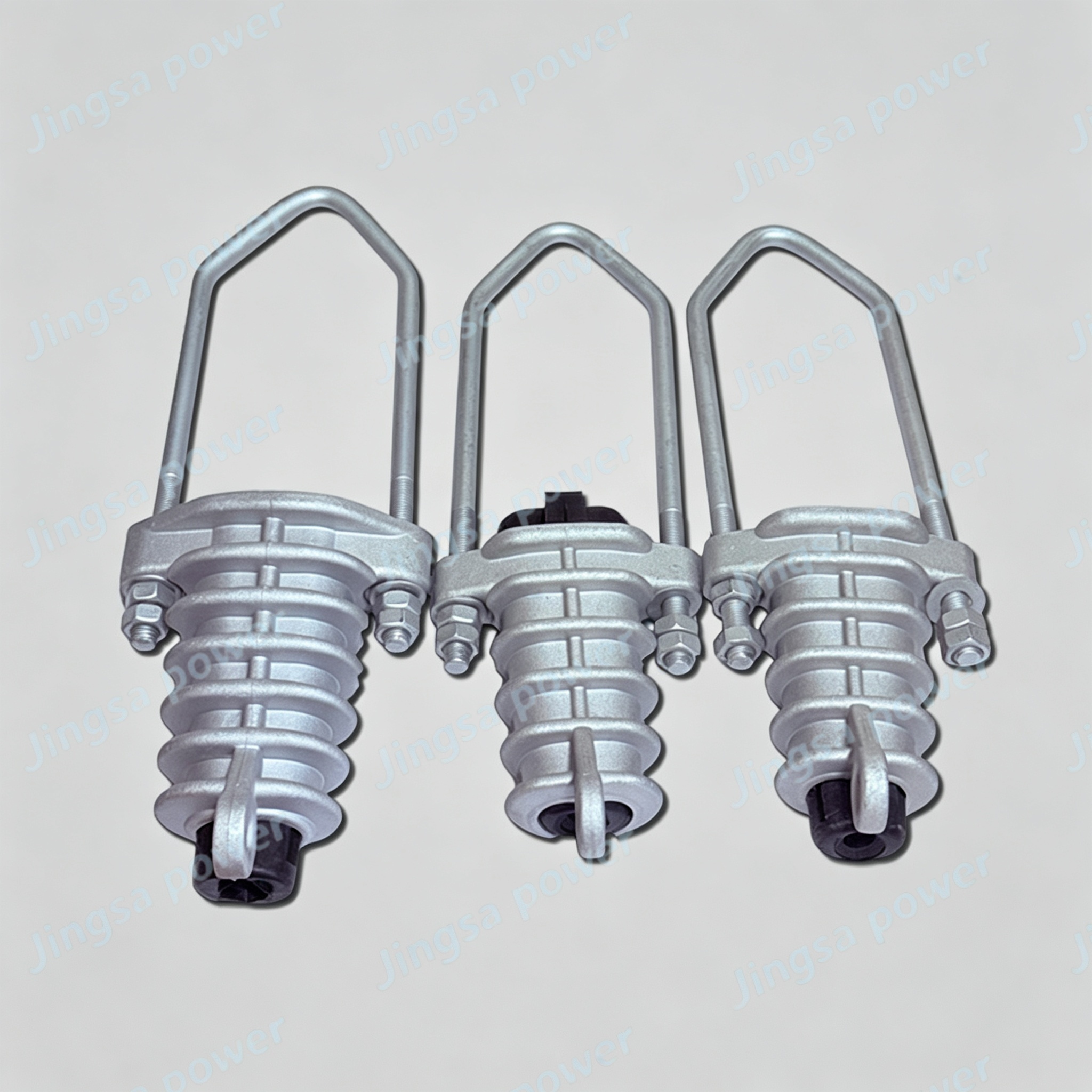Bolted aluminum alloy tension clamp