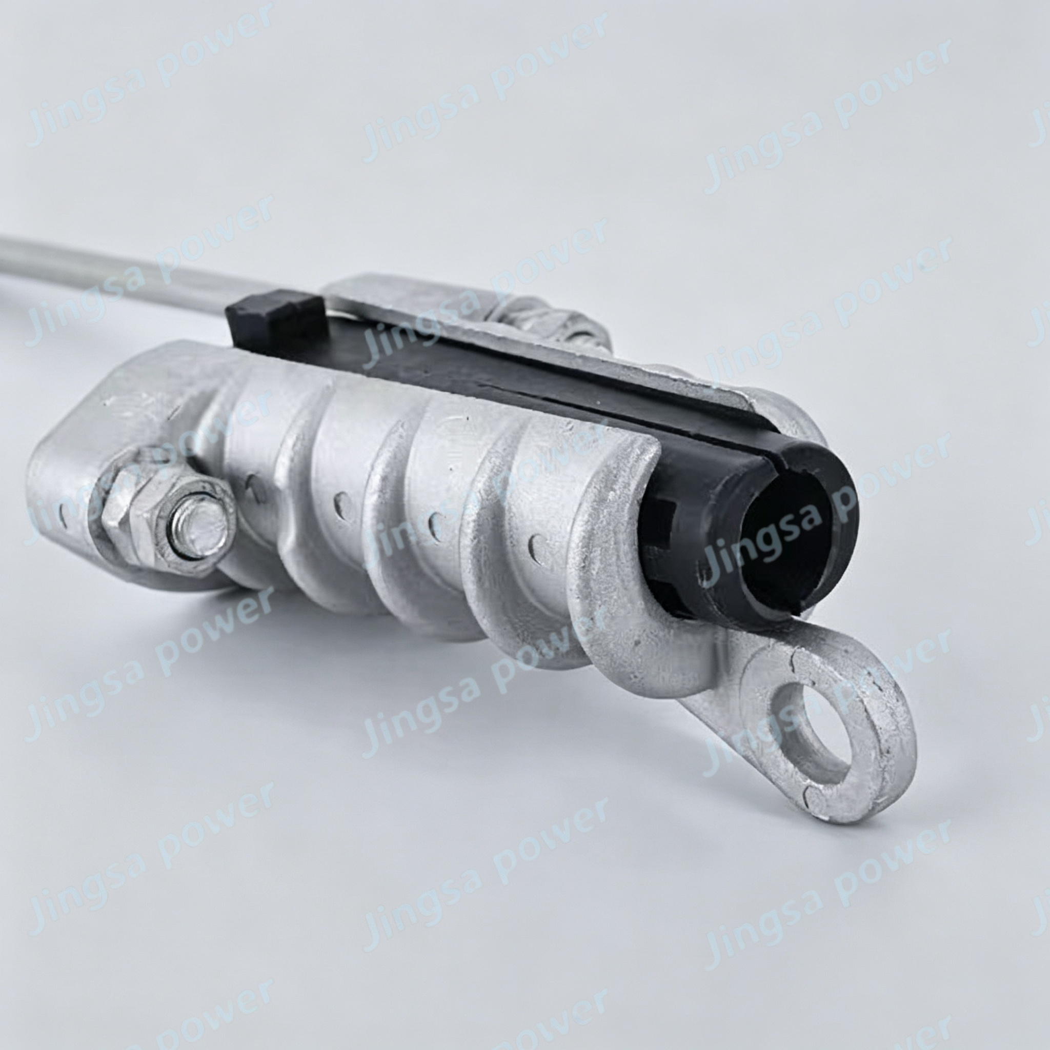 Bolted aluminum alloy tension clamp