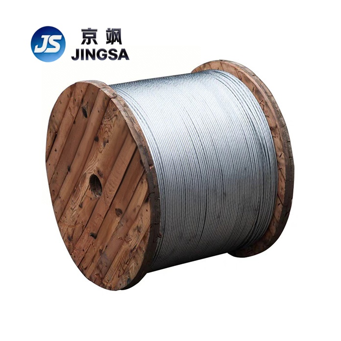 Hot-dip galvanized steel strand