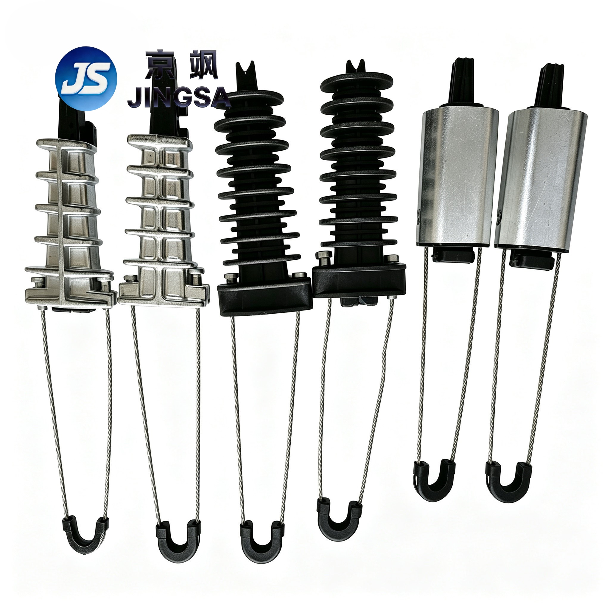 Plastic wedge tension clamp