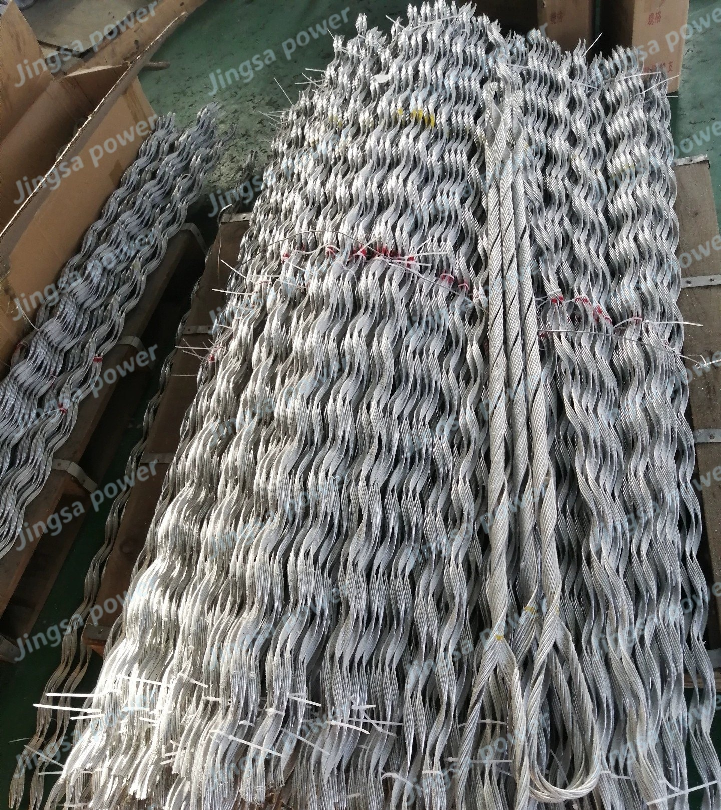 Pre twisted wire protector Pre twisted wire protector